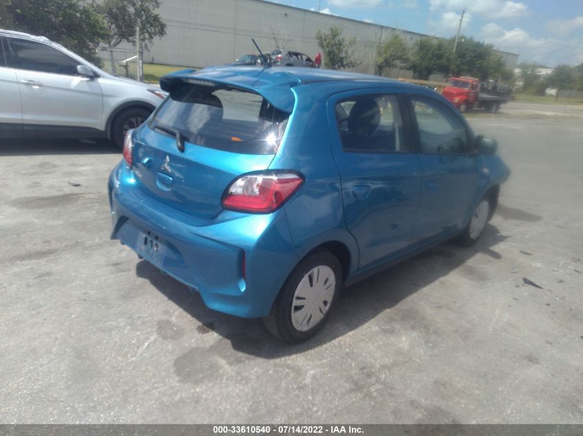 2021 MITSUBISHI MIRAGE ES/LE/CARBONITE EDITION ML32AUHJ8MH003037