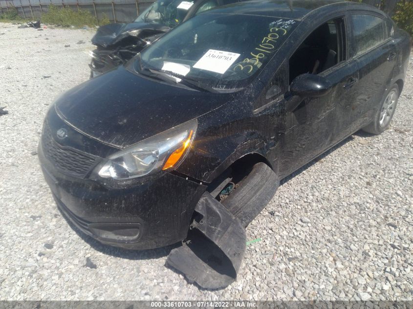 2013 KIA RIO LX KNADM4A30D6293565
