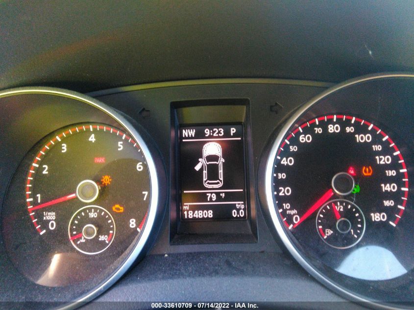 2013 VOLKSWAGEN GTI WVWFD7AJ2DW122649