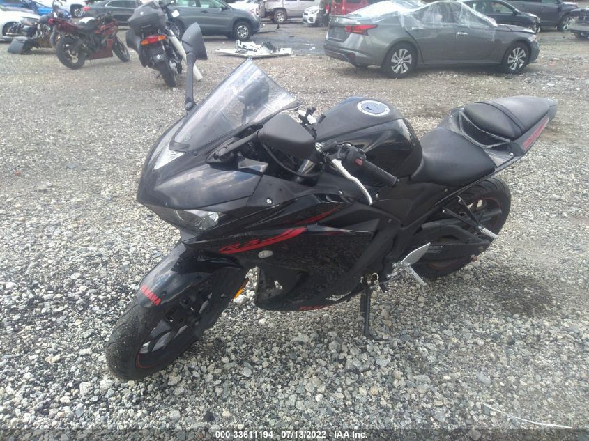 2015 YAMAHA YZFR3 MH3RH06YXFK001720