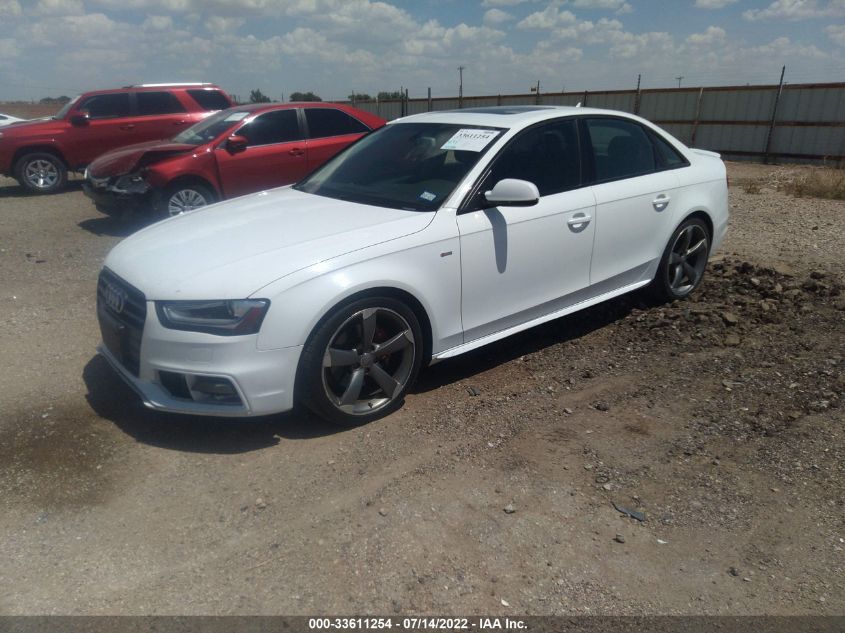 2014 AUDI A4 PREMIUM PLUS WAUFFAFL7EN028384