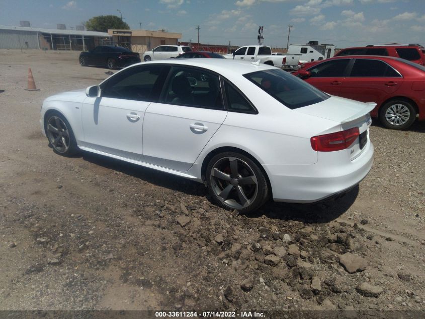 2014 AUDI A4 PREMIUM PLUS WAUFFAFL7EN028384