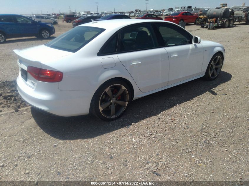 2014 AUDI A4 PREMIUM PLUS WAUFFAFL7EN028384