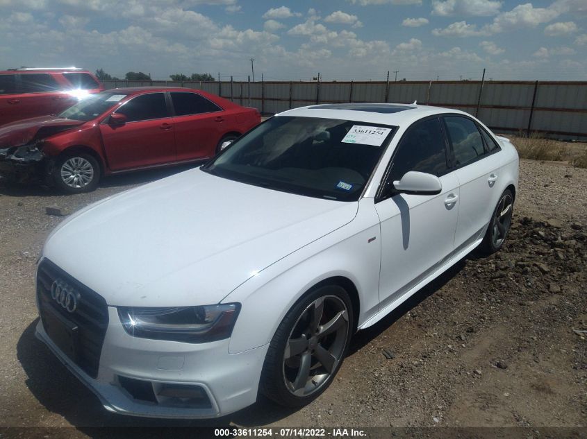 2014 AUDI A4 PREMIUM PLUS WAUFFAFL7EN028384