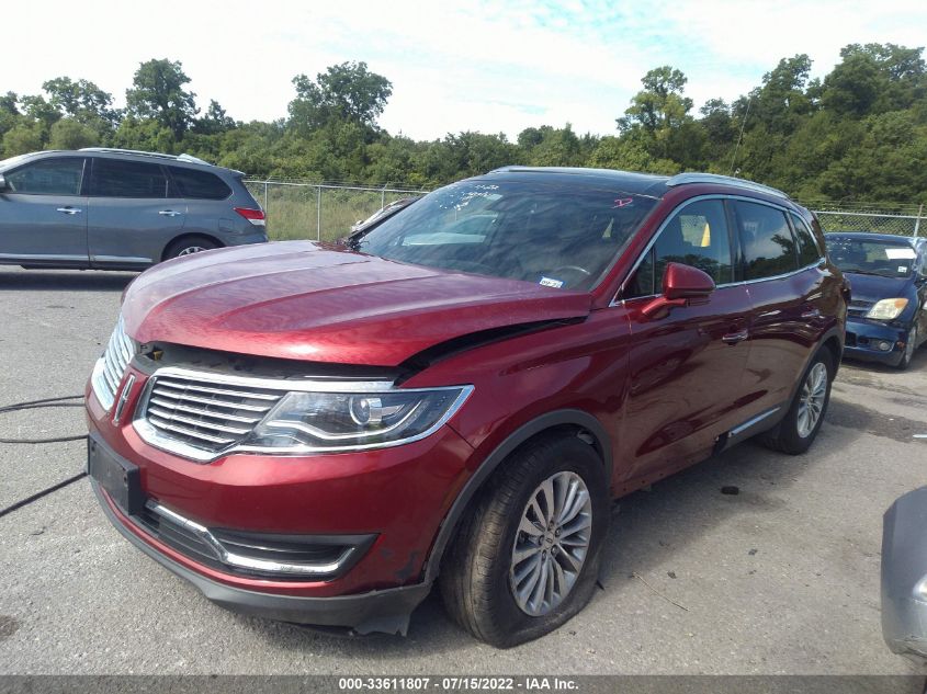 2018 LINCOLN MKX SELECT 2LMPJ6KR8JBL48199