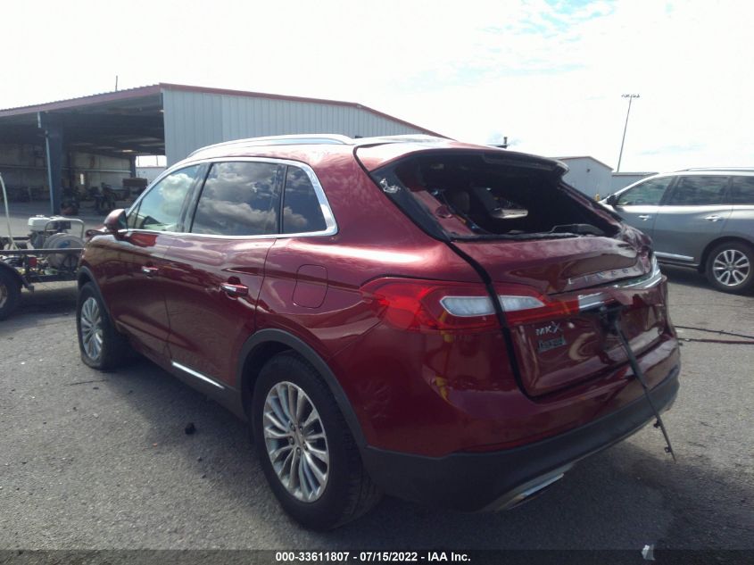 2018 LINCOLN MKX SELECT 2LMPJ6KR8JBL48199