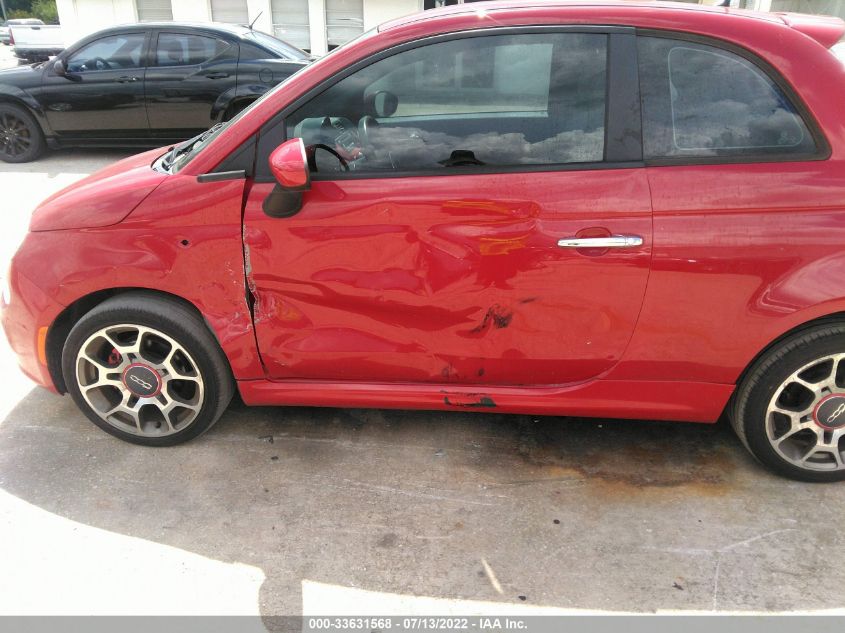 2013 FIAT 500 SPORT 3C3CFFBR9DT603164