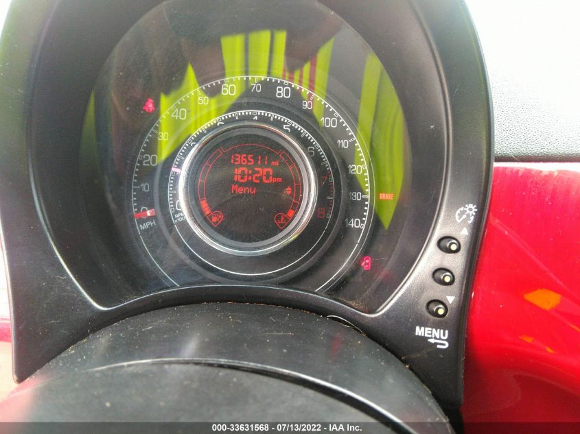 2013 FIAT 500 SPORT 3C3CFFBR9DT603164