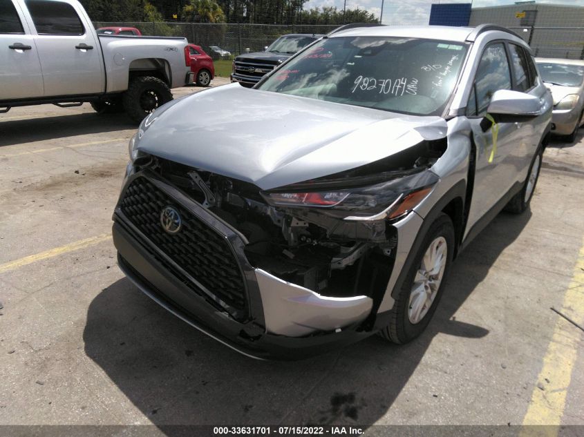 2022 TOYOTA COROLLA CROSS LE 7MUCAAAG9NV006935