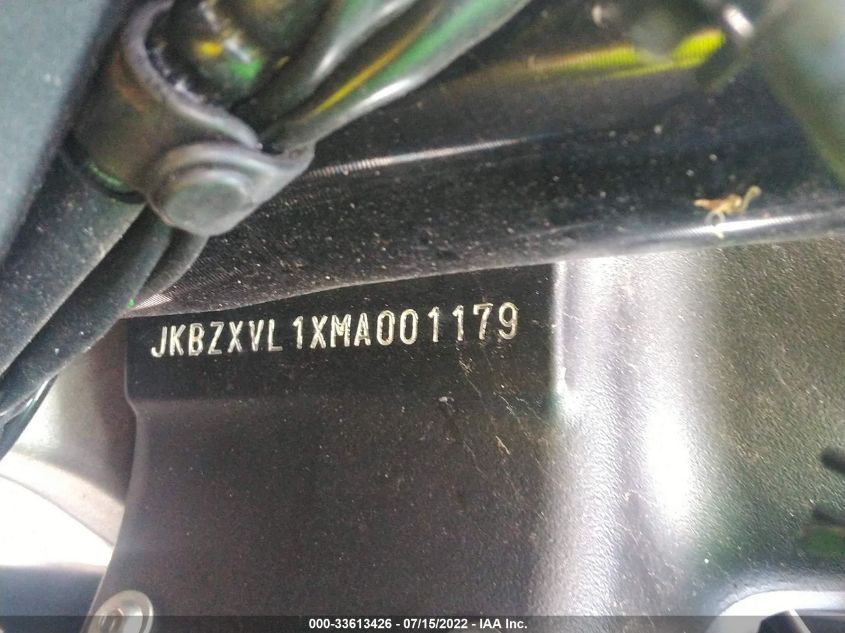 2021 KAWASAKI ZX1002 L JKBZXVL1XMA001179