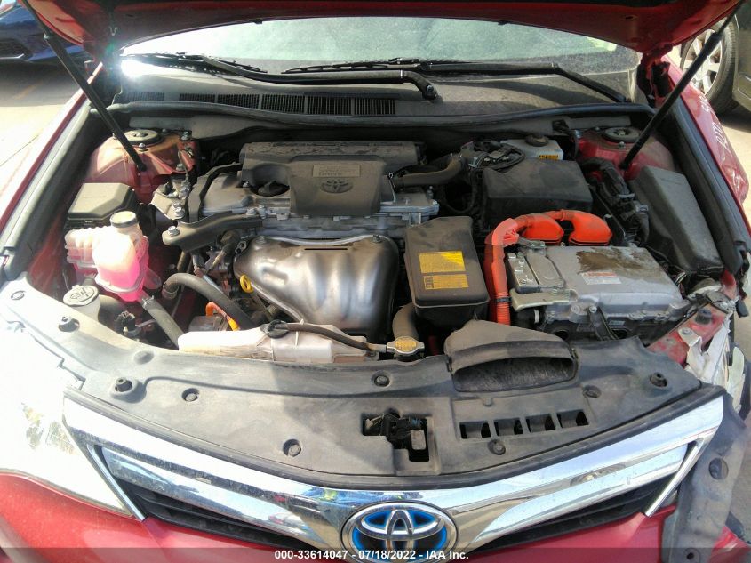 2013 TOYOTA CAMRY HYBRID HYBRID/LE/XLE 4T1BD1FK3DU092694