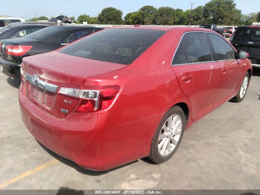 2013 TOYOTA CAMRY HYBRID HYBRID/LE/XLE 4T1BD1FK3DU092694