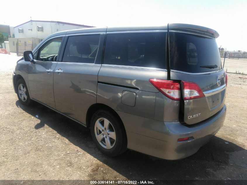 2015 NISSAN QUEST SV/S/PLATINUM/SL JN8AE2KP9F9121565