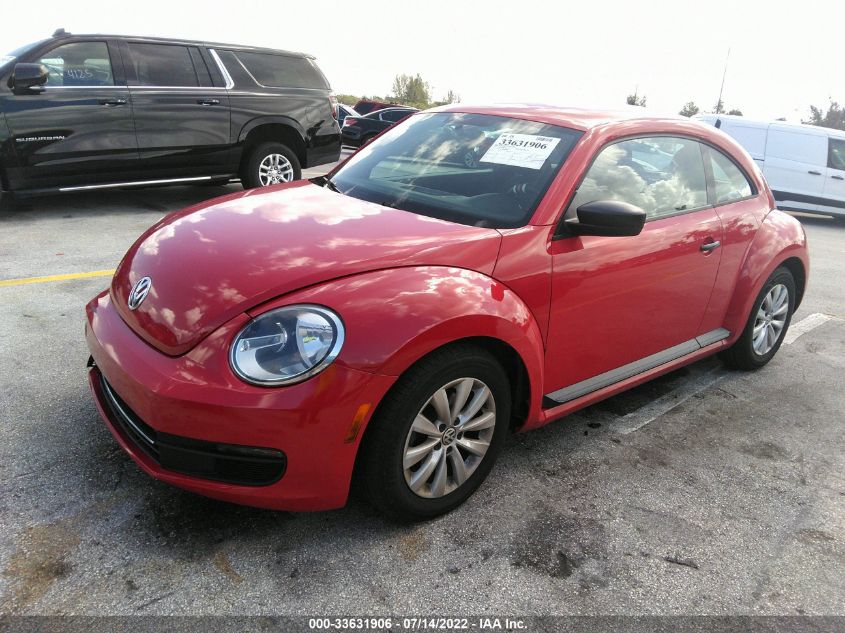 2014 VOLKSWAGEN BEETLE COUPE 2.5L ENTRY 3VWFP7AT3EM628868