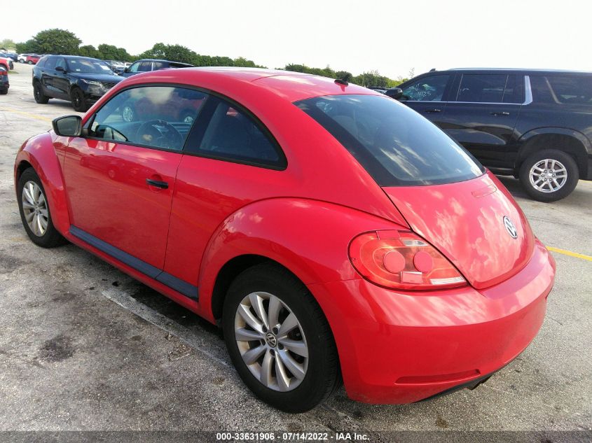 2014 VOLKSWAGEN BEETLE COUPE 2.5L ENTRY 3VWFP7AT3EM628868