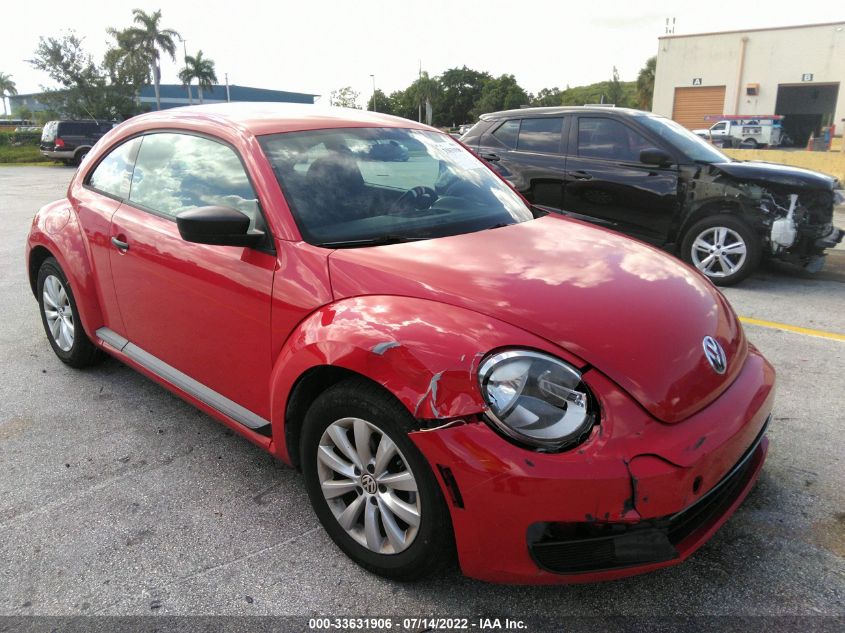 2014 VOLKSWAGEN BEETLE COUPE 2.5L ENTRY 3VWFP7AT3EM628868