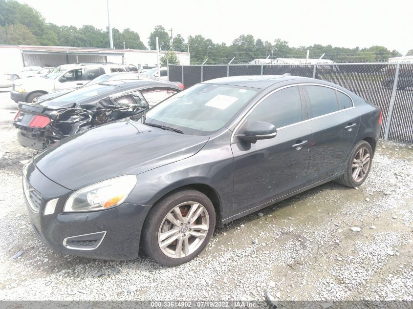 2013 VOLVO S60 T5 YV1612FS8D2183342