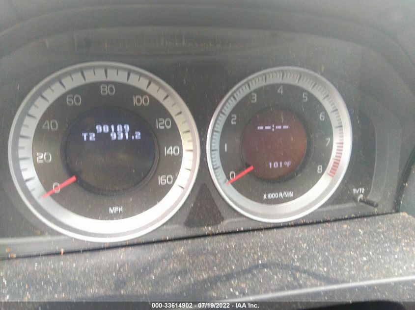 2013 VOLVO S60 T5 YV1612FS8D2183342
