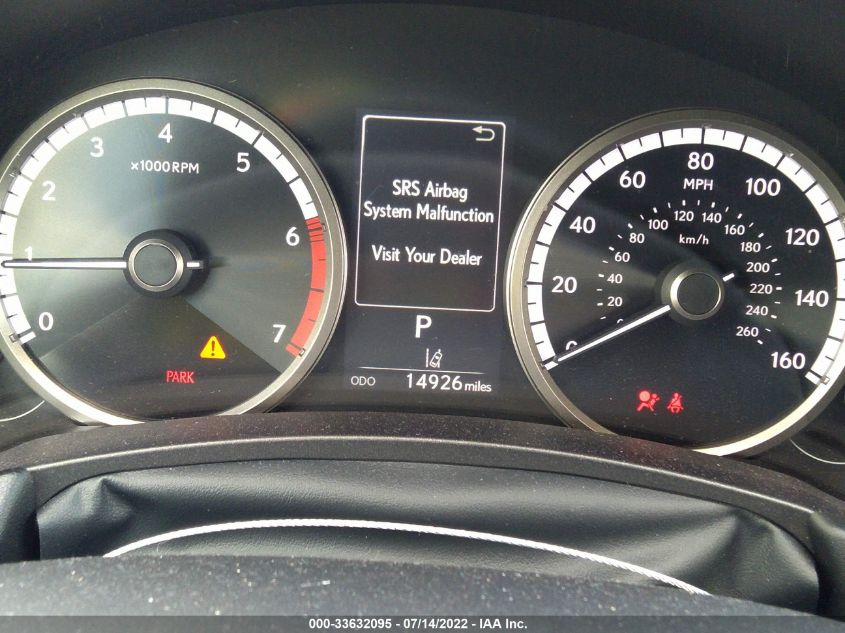 2020 LEXUS NX NX 300 F SPORT JTJJARBZ9L2174902