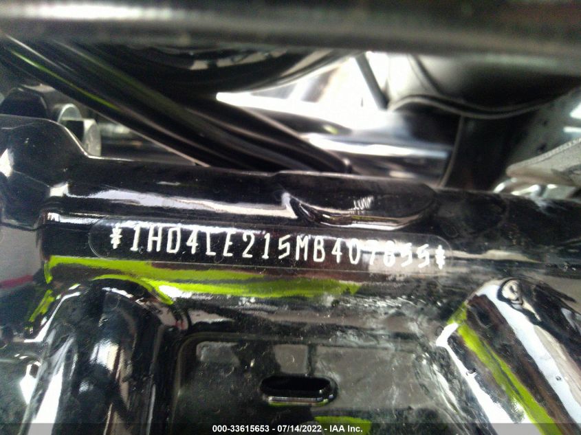 2021 HARLEY-DAVIDSON XL883 N 1HD4LE215MB407655