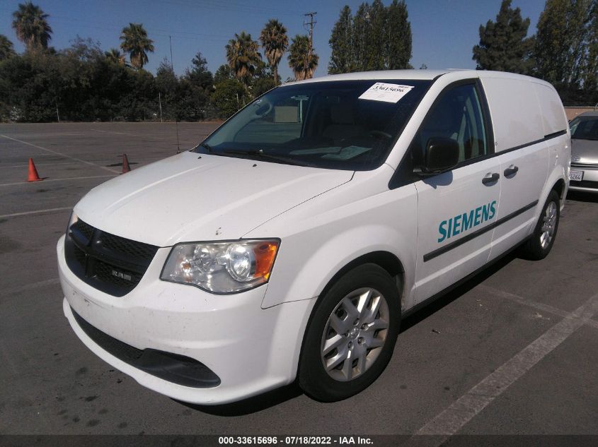 2014 RAM CARGO VAN TRADESMAN 2C4JRGAG7ER379543