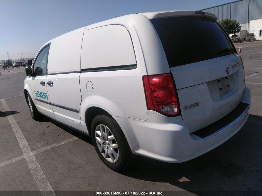 2014 RAM CARGO VAN TRADESMAN 2C4JRGAG7ER379543
