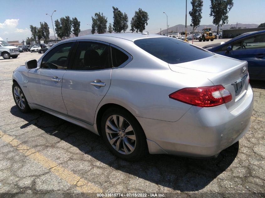2013 INFINITI M35H HYBRID JN1EY1AP0DM650027