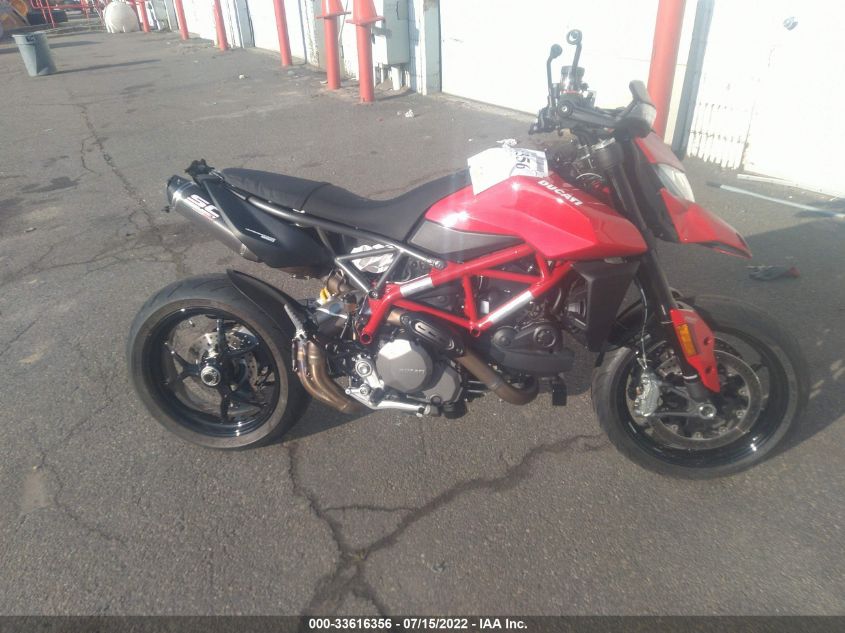 2019 DUCATI HYPERMOTARD 950/950 SP ZDMBAJDT7KB003229