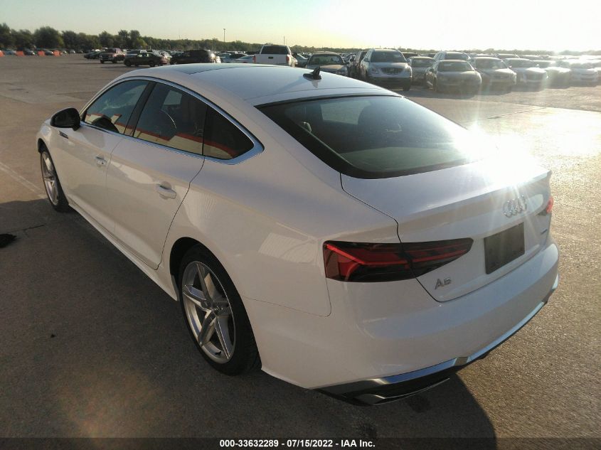 2021 AUDI A5 SPORTBACK S LINE PREMIUM WAUDACF54MA014242