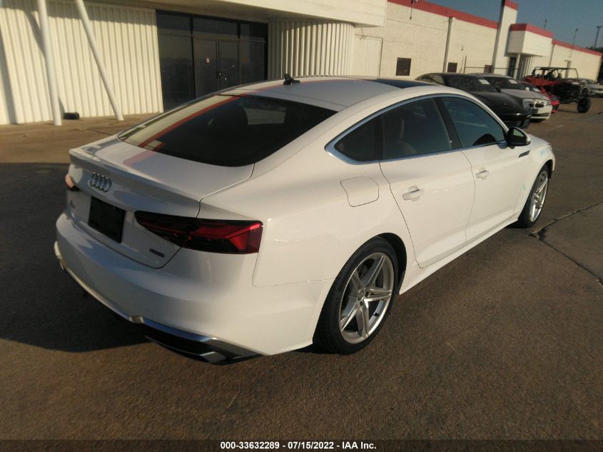 2021 AUDI A5 SPORTBACK S LINE PREMIUM WAUDACF54MA014242
