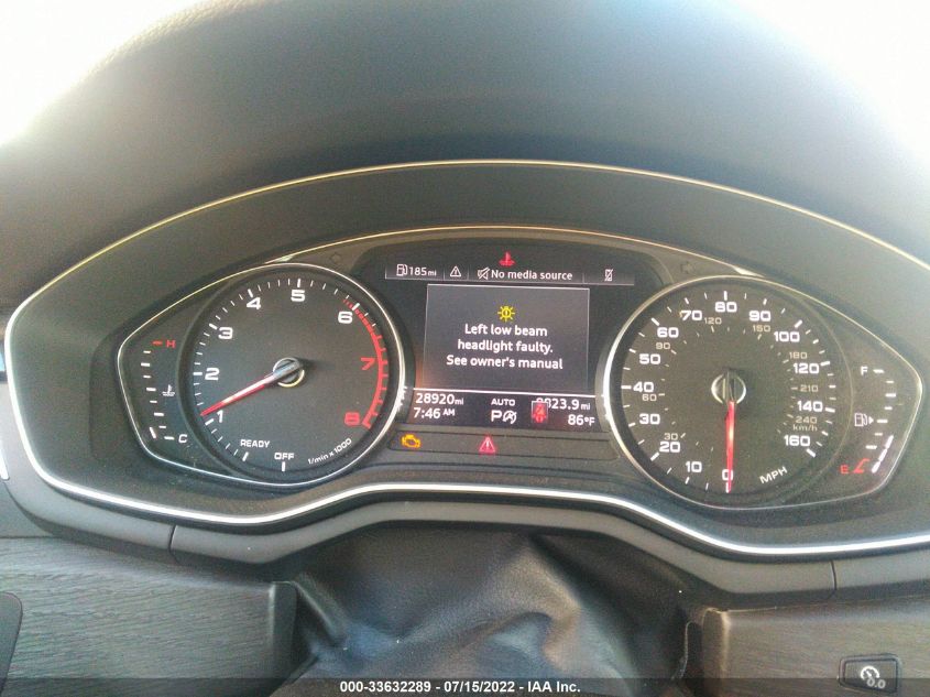 2021 AUDI A5 SPORTBACK S LINE PREMIUM WAUDACF54MA014242