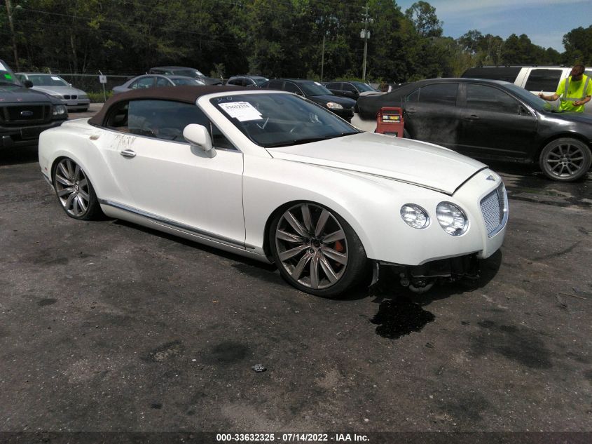 2013 BENTLEY CONTINENTAL GT V8 SCBGT3ZA0DC084265