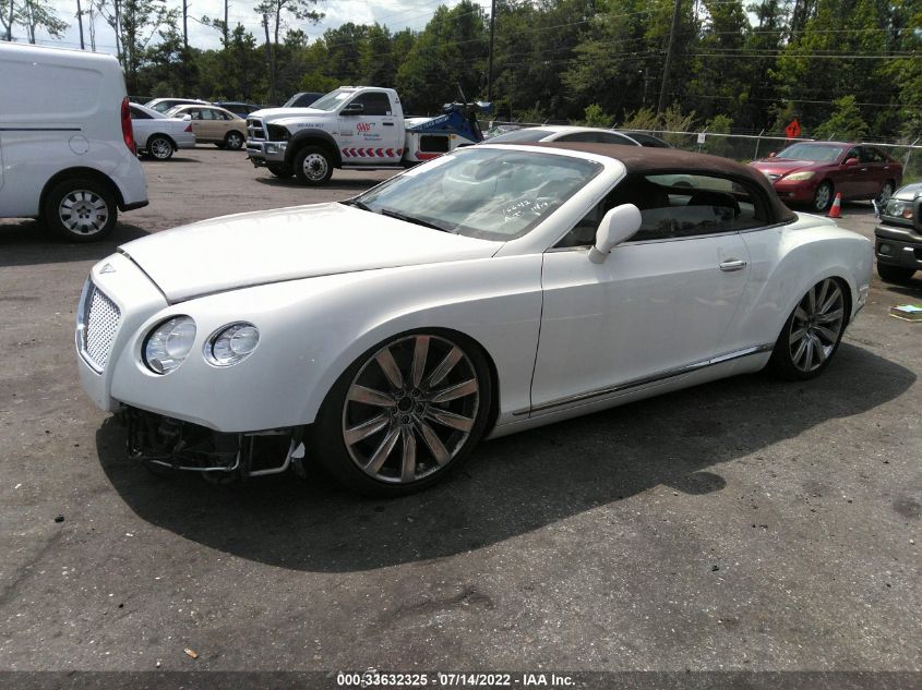 2013 BENTLEY CONTINENTAL GT V8 SCBGT3ZA0DC084265