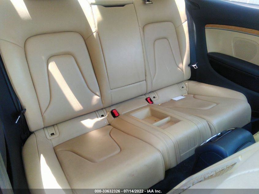 2013 AUDI A5 PREMIUM PLUS WAULFAFR9DA060587