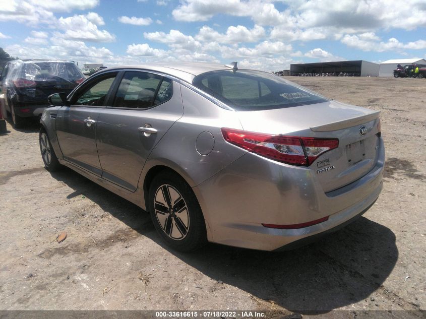 2013 KIA OPTIMA HYBRID LX - KNAGM4AD5D5058526