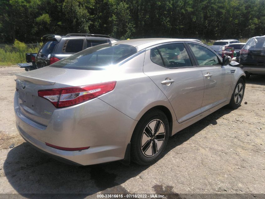 2013 KIA OPTIMA HYBRID LX - KNAGM4AD5D5058526