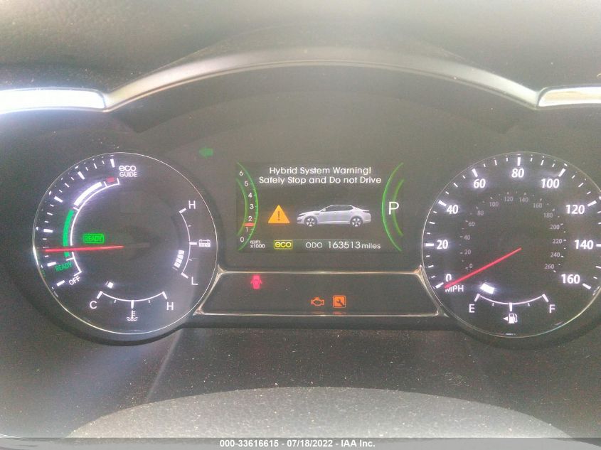 2013 KIA OPTIMA HYBRID LX - KNAGM4AD5D5058526