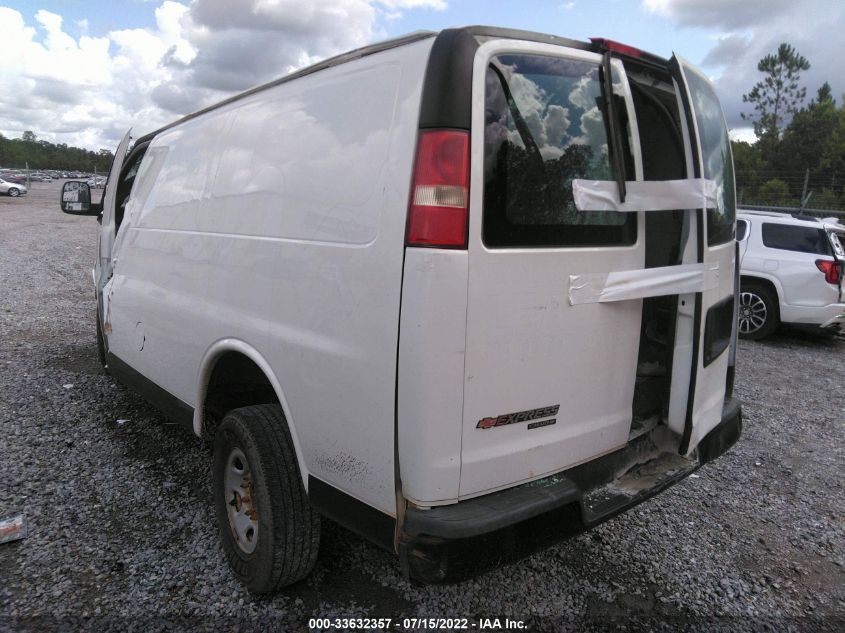 2014 CHEVROLET EXPRESS CARGO VAN 1GCWGFCA2E1209142