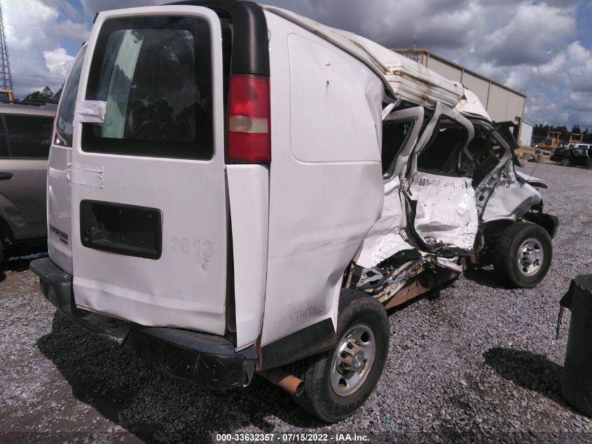 2014 CHEVROLET EXPRESS CARGO VAN 1GCWGFCA2E1209142