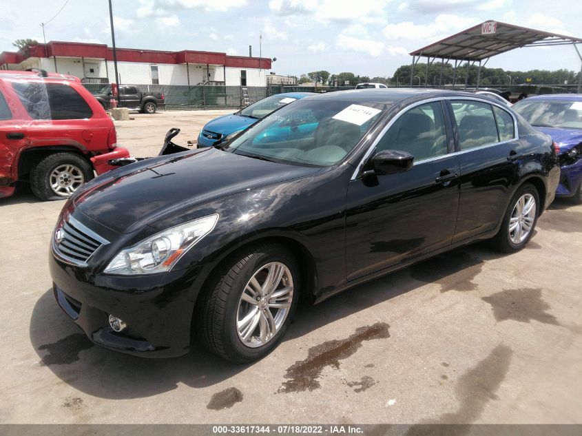 2013 INFINITI G37 SEDAN X JN1CV6AR8DM356275