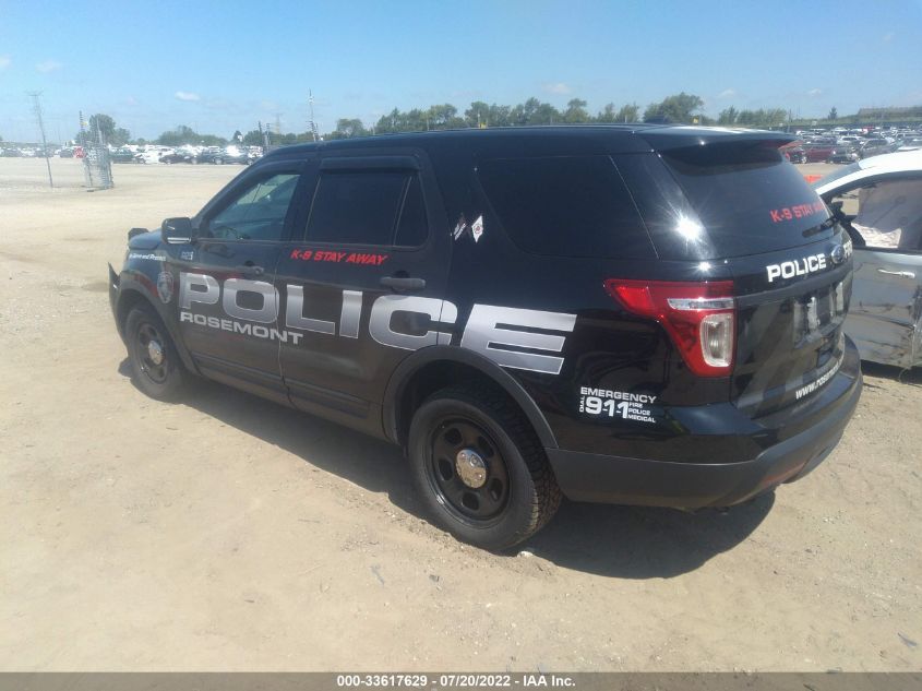 2014 FORD UTILITY POLICE 1FM5K8AR6EGA38354