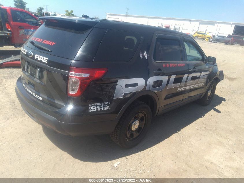 2014 FORD UTILITY POLICE 1FM5K8AR6EGA38354