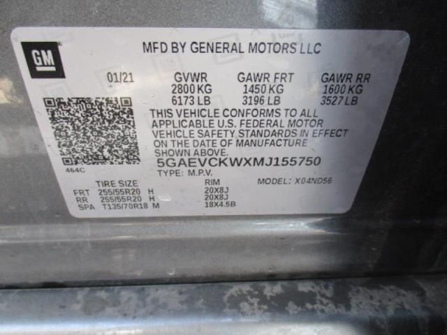 2021 BUICK ENCLAVE AVENIR 5GAEVCKWXMJ155750