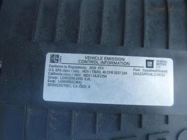 2020 CHEVROLET EXPRESS G3500 LT 1GAZGPFG4L1148112