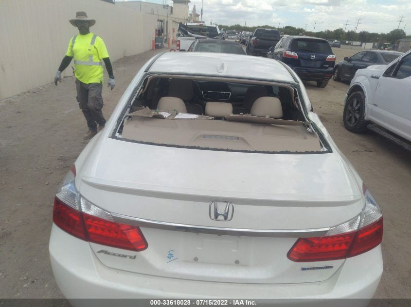 2015 HONDA ACCORD HYBRID EX-L 1HGCR6F50FA007821