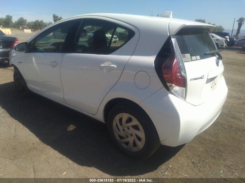 2016 TOYOTA PRIUS C ONE/TWO/THREE/FOUR JTDKDTB31G1130718