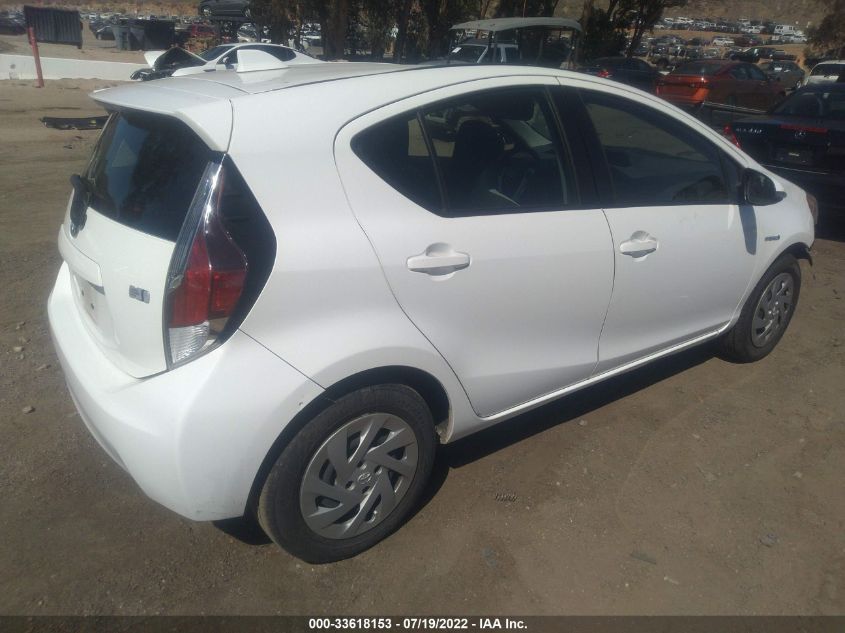 2016 TOYOTA PRIUS C ONE/TWO/THREE/FOUR JTDKDTB31G1130718