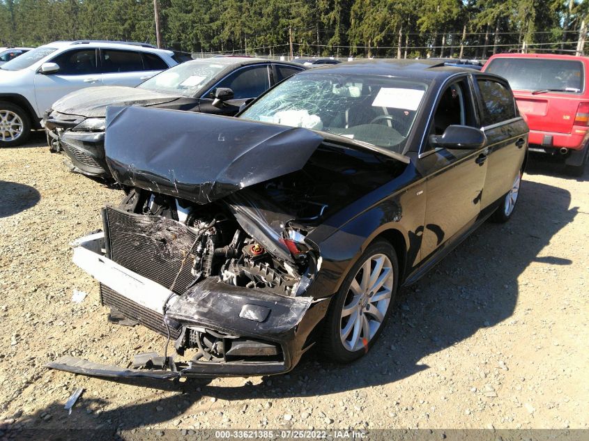 2014 AUDI A4 PREMIUM WAUAFAFL0EN026812