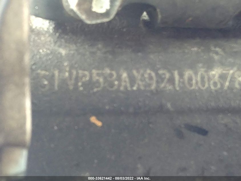 2009 SUZUKI SV650 JS1VP53AX92100878