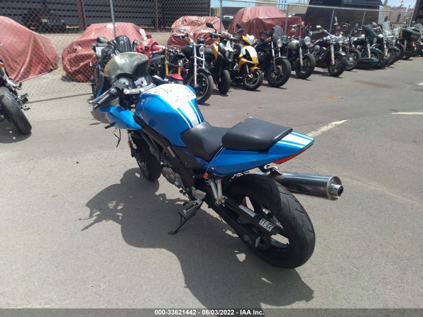 2009 SUZUKI SV650 JS1VP53AX92100878